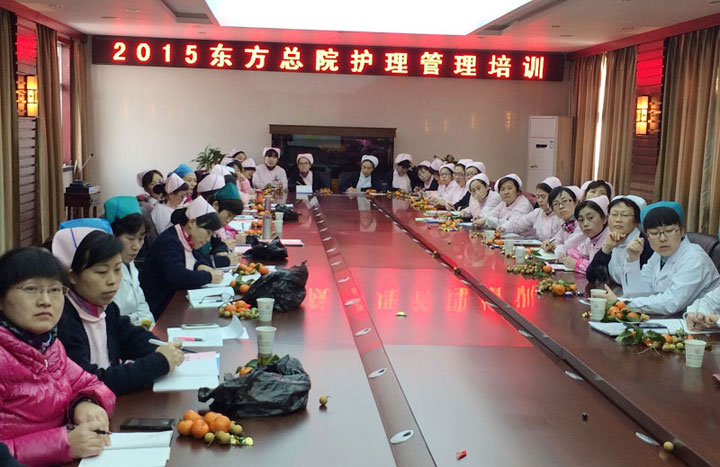 总院护理部成功举办2015年度护理管理人员培训